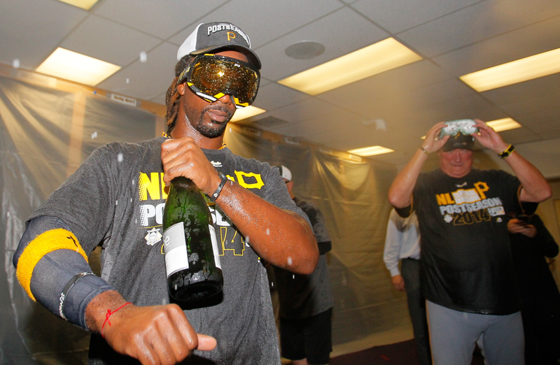 Illustration for article titled The Pirates' Locker-Room Celebration Looks Like So Much Fun
